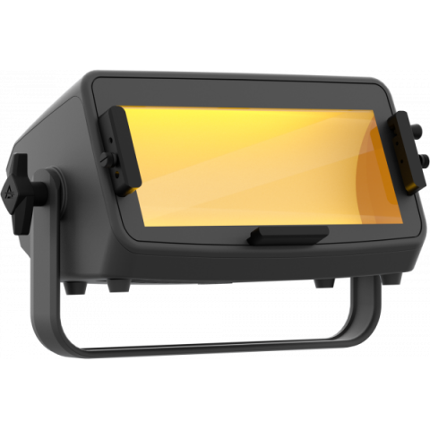 EclExpo Flood300VW to naświetlacz LED ze zmienną temperaturą barwową, przeznaczony do wystaw i salonów wystawowych, jako wysokiej jakości zamiennik LED, dla tradycyjnych opraw asymetrycznych o źródle żarowym, CDM lub HMI.