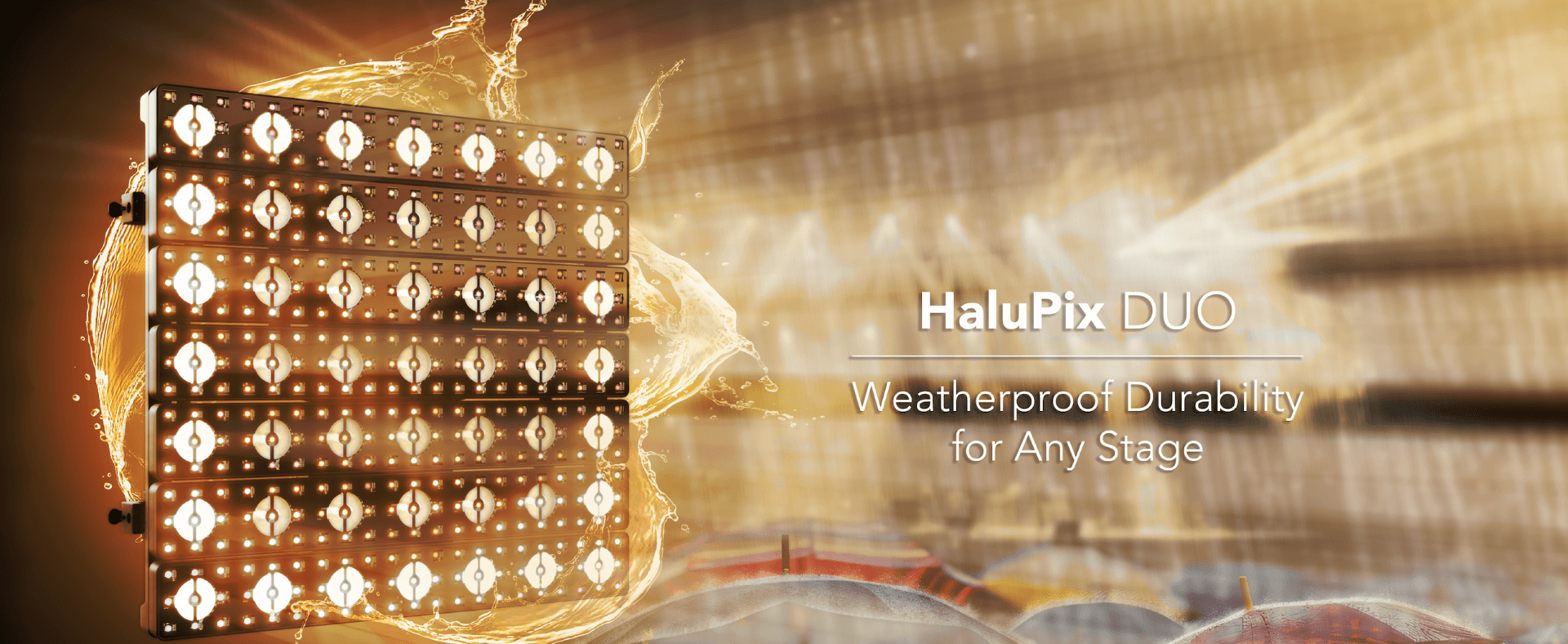Halupix Duo Prolights IP65 dwuwarstwowy panel matrycowy LED